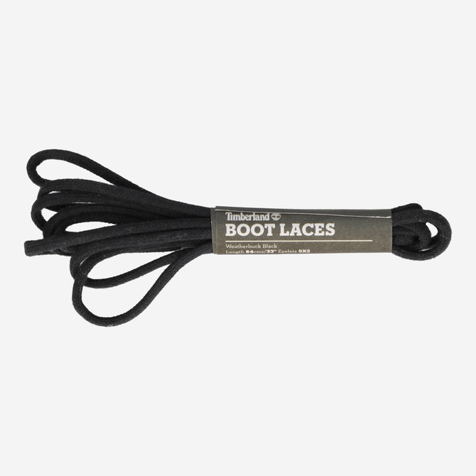 Timberland COTTON LACES 84cm - Black - Back view
