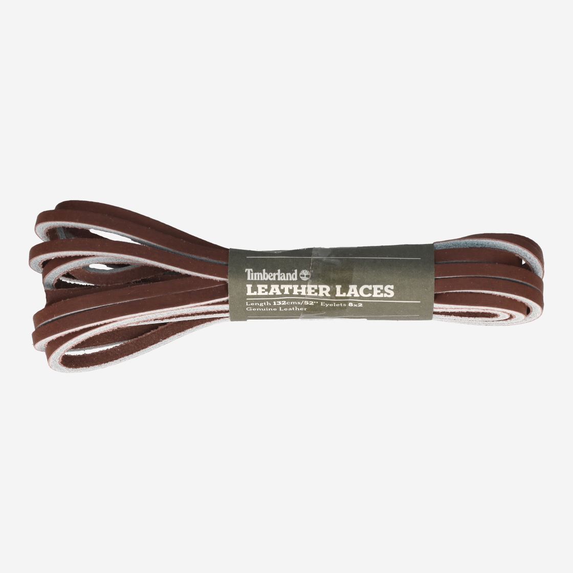 Timberland LEATHER LACES 132cm - Red - Back view