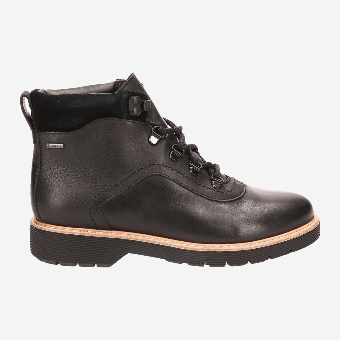 Clarks Korik Rock GTX - Black - Side View