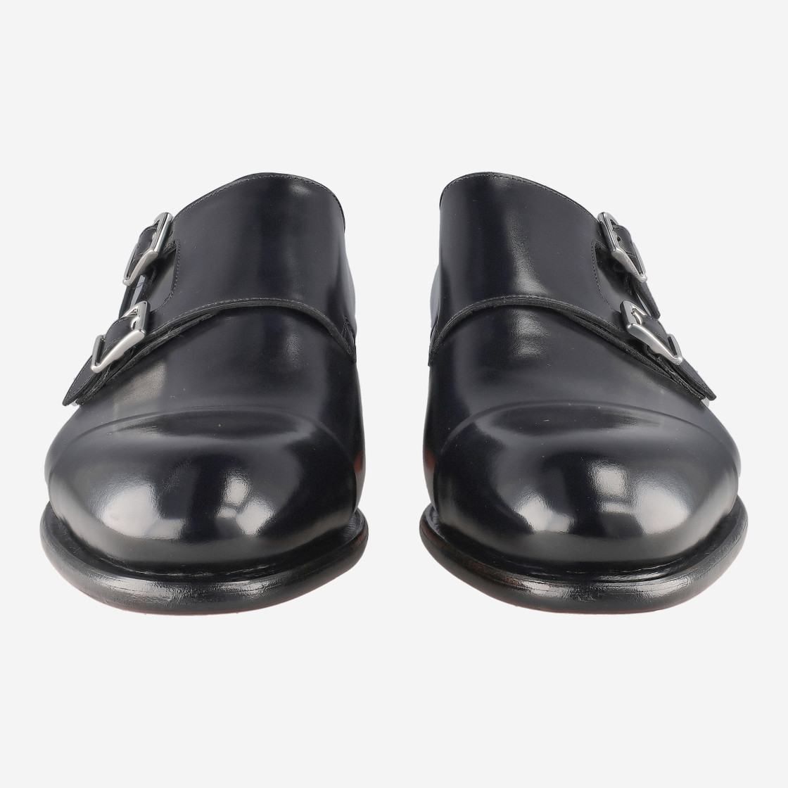 Santoni 11652 N01 - Schwarz - Frontansicht
