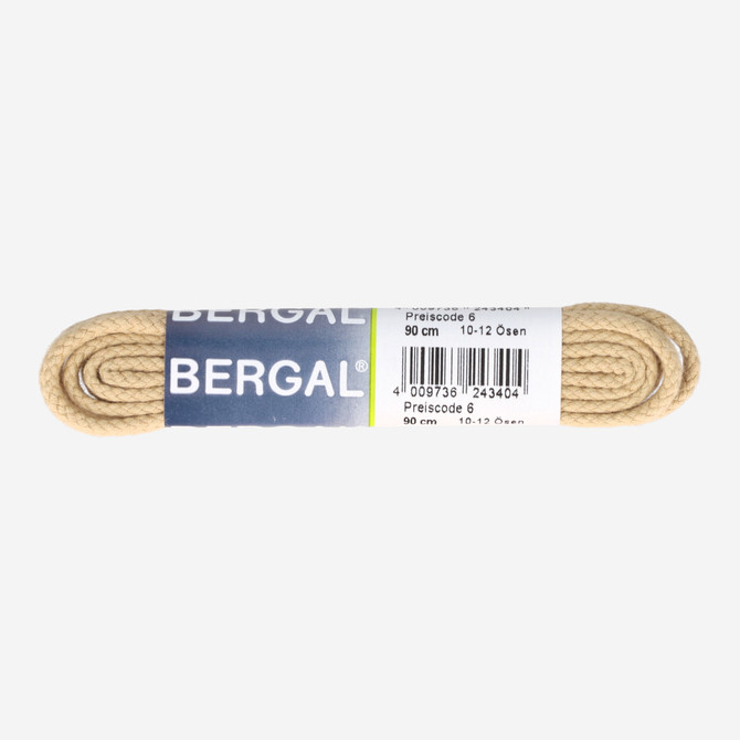 Bergal cord laces - Beige - Front view