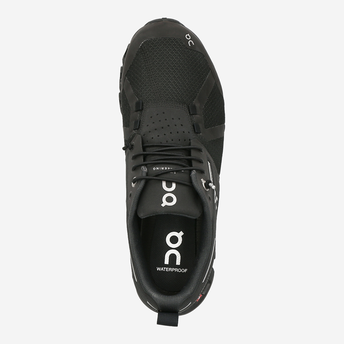 オン ON Cloud Waterproof (Black/Luna) On Mens Cloud Hi Waterproof Mesh Black Trainers 7 US