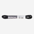 Bergal round laces thin waxed - black - front view