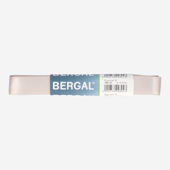 Bergal satin laces - Beige - Front view