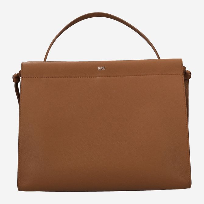 Boss Katlin SM Tote-G - Brown - Front view