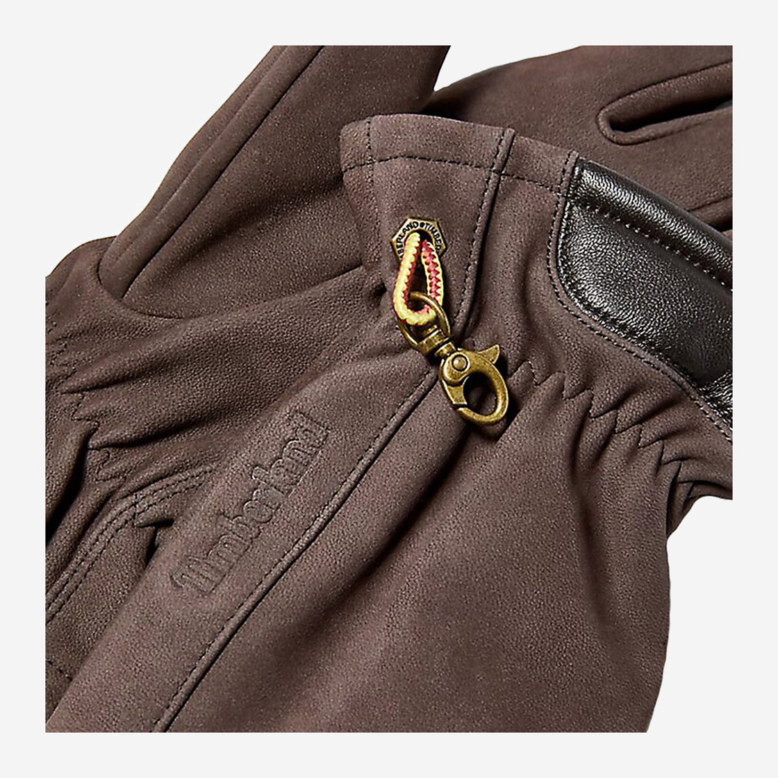 Timberland Nubuck Glove W Touch Tips - Brown - Rear View