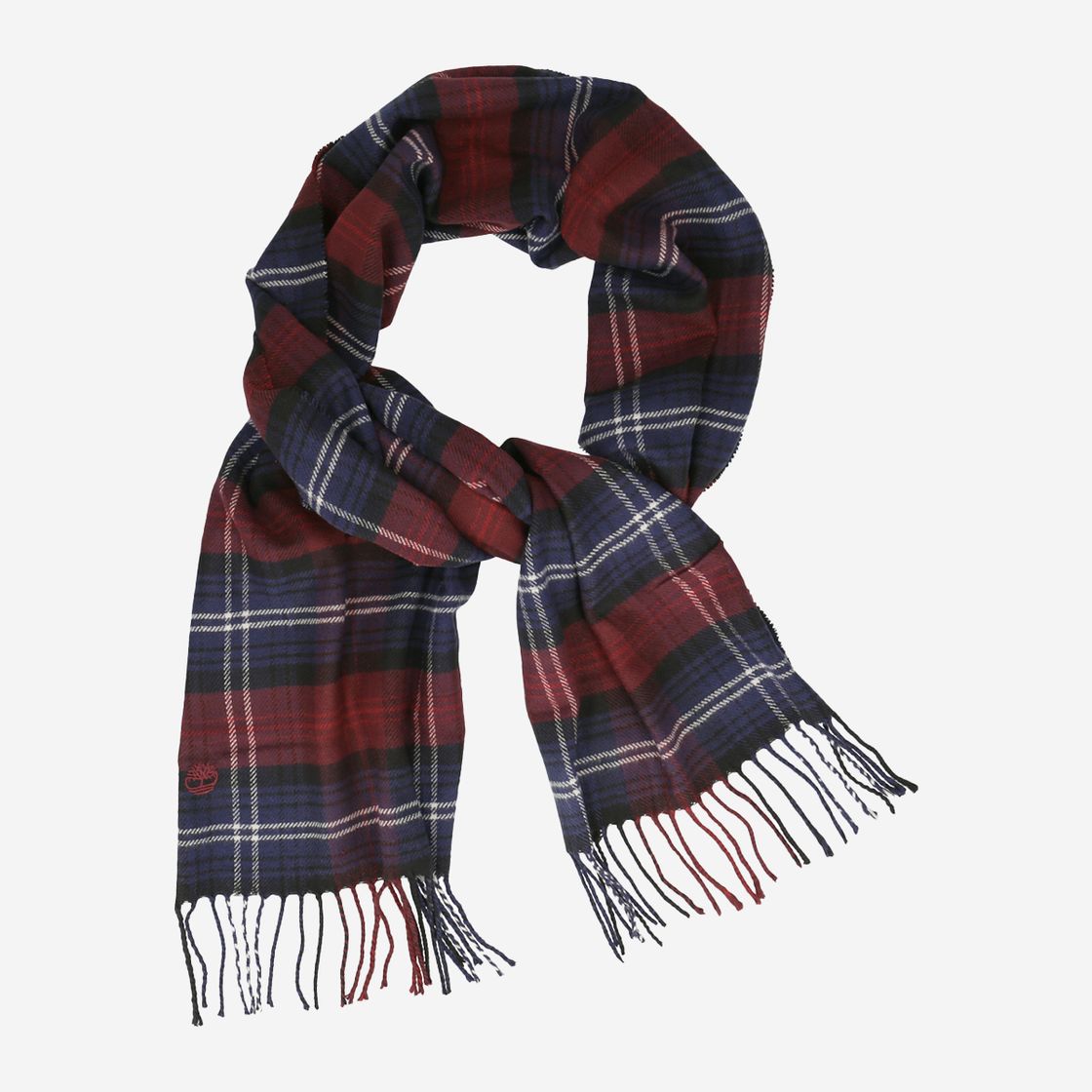 Timberland Plaid Scarf W/Giftbox And Stic - Blue, Combined - Front View