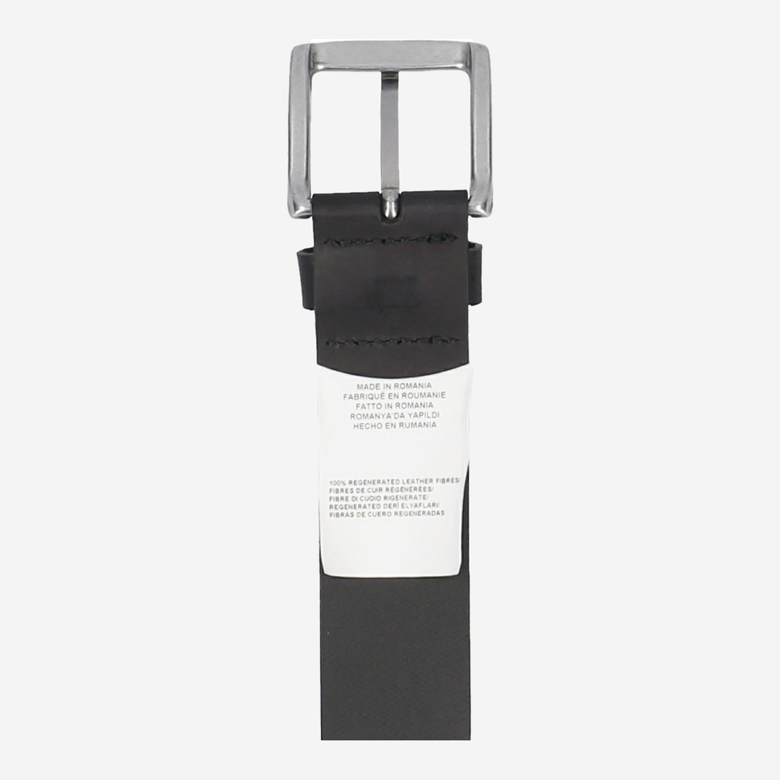 Timberland Casual Leather Man Belt - Black - Top View