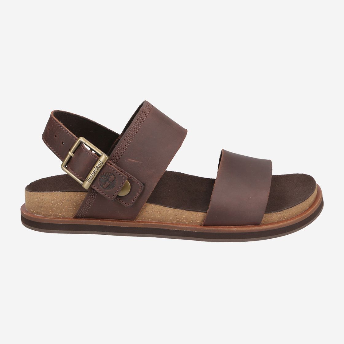 Timberland Amalfi Vibes 2 Band Sandal - Brown - Rear View