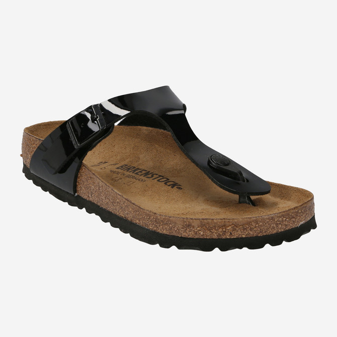 birkenstock Gizeh - Black - Front view