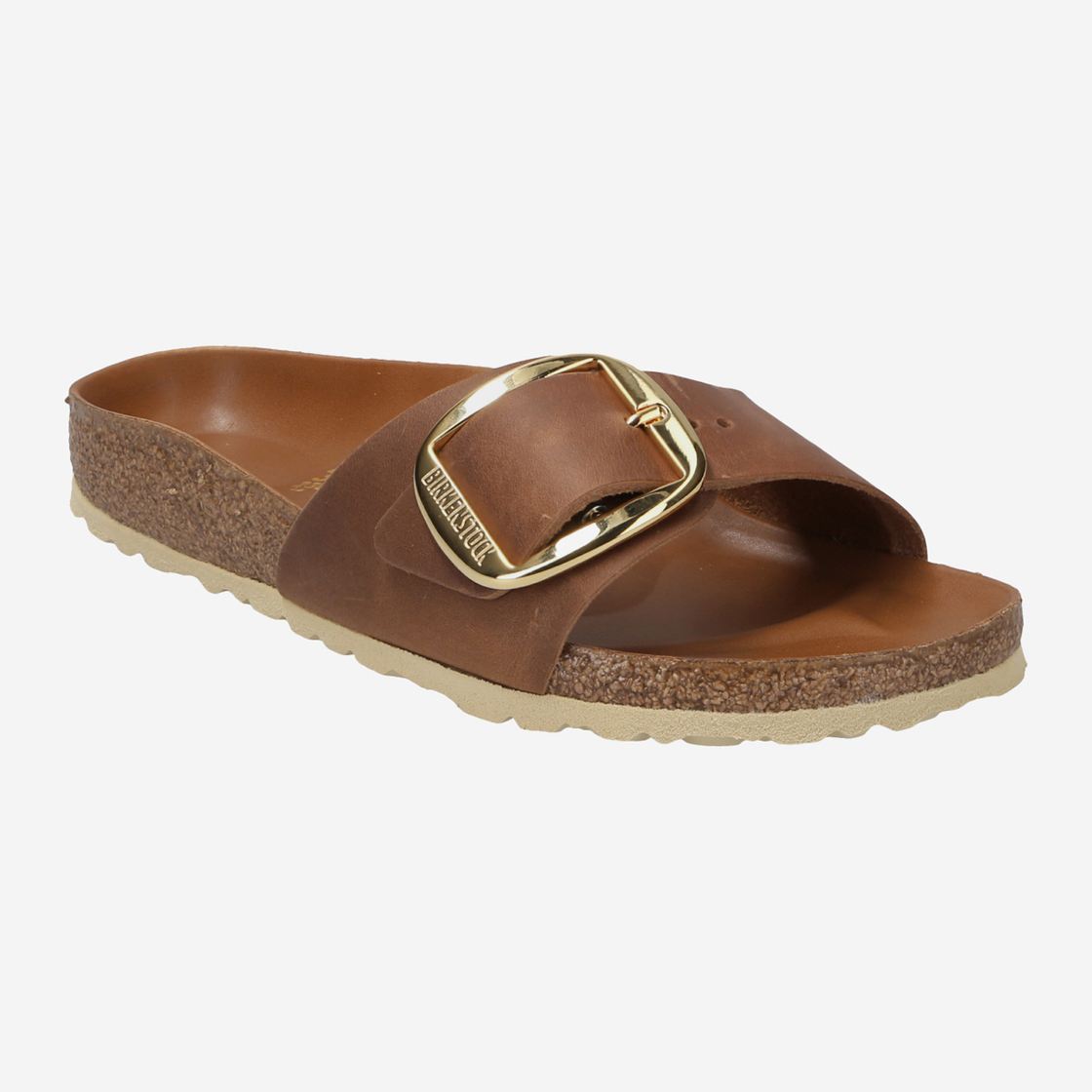 birkenstock Madrid Big Buckle - Brown - Front View