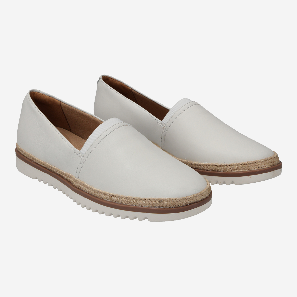 Clarks leather outlet espadrilles