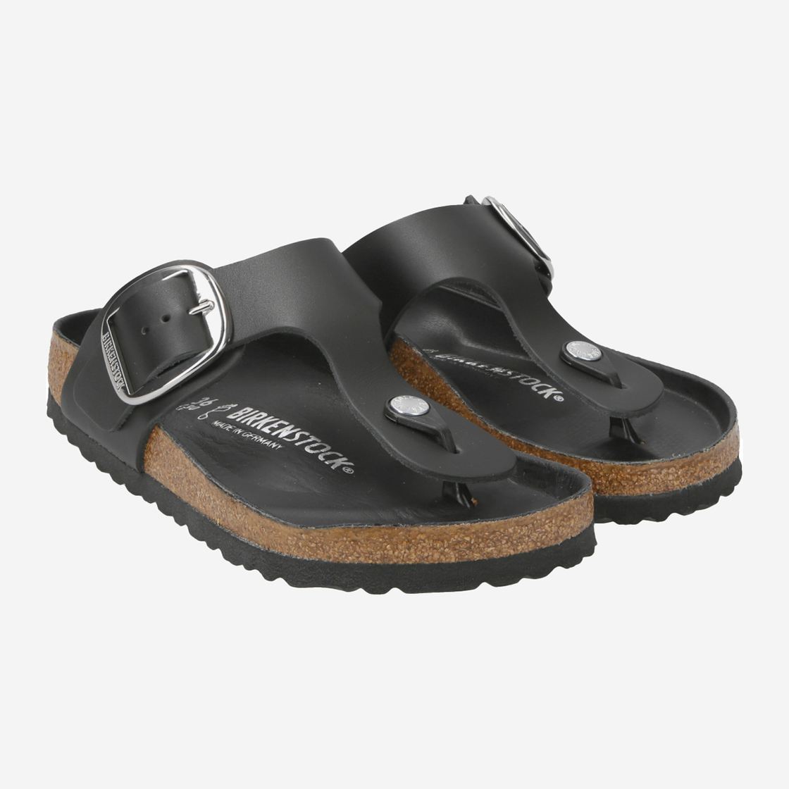 birkenstock Gizeh Big Buckle - Black - Side View