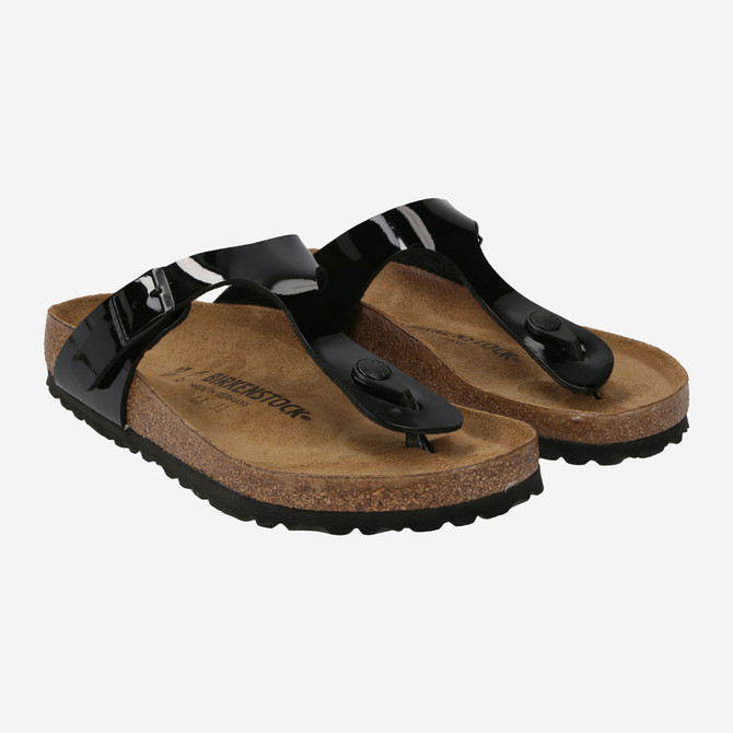 birkenstock Gizeh - Black - Side view
