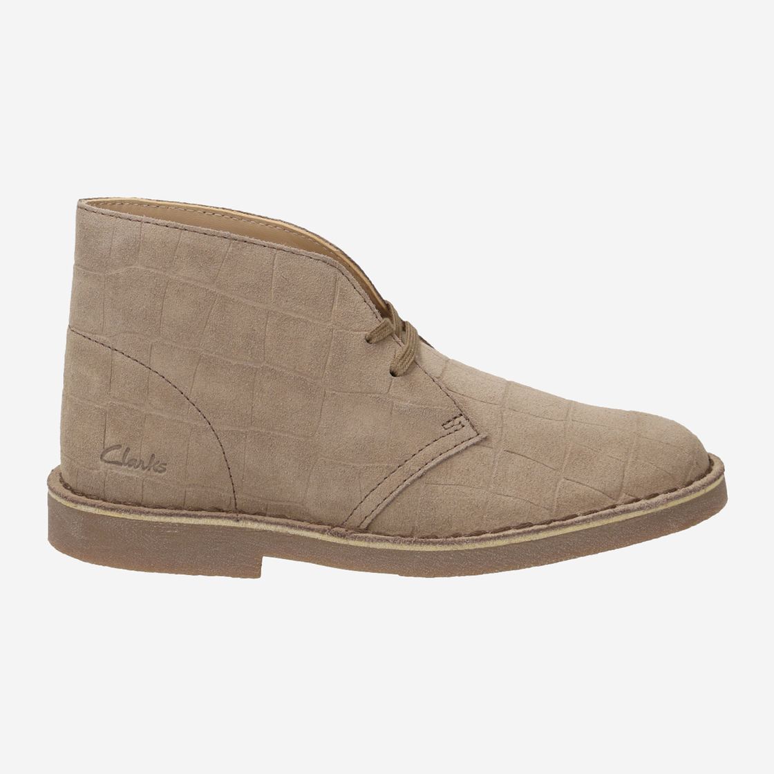 Clarks Desert Boot 26161524 4 - Beige - Rear View