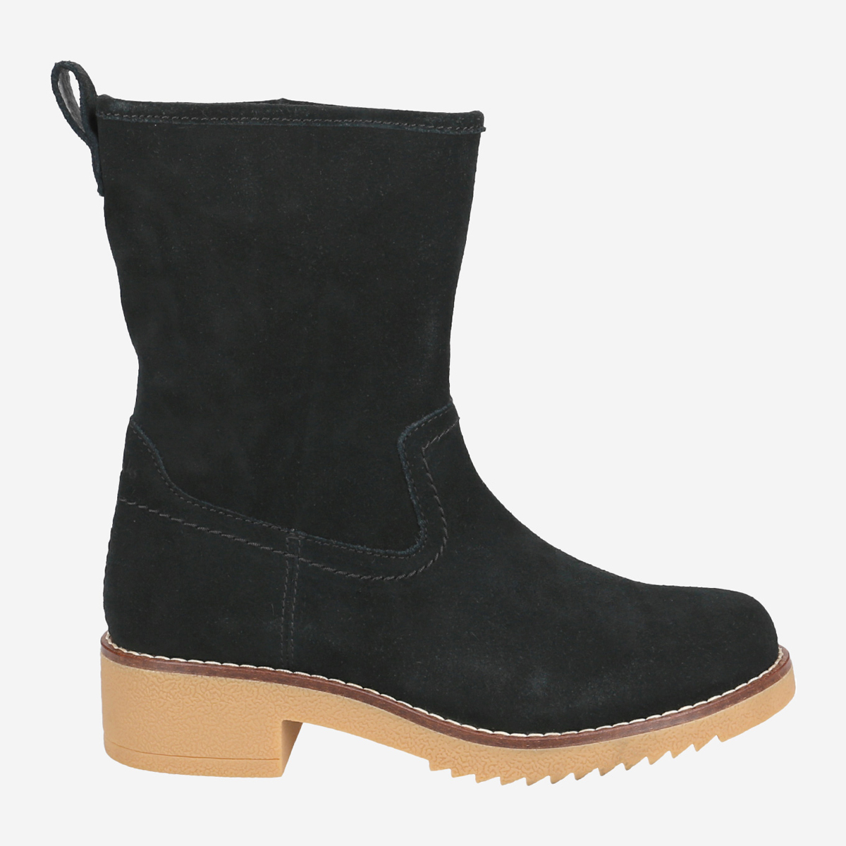 Clarks black on sale suede ankle boots