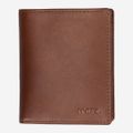 Lloyd Wallet upright - Brown - Rear view