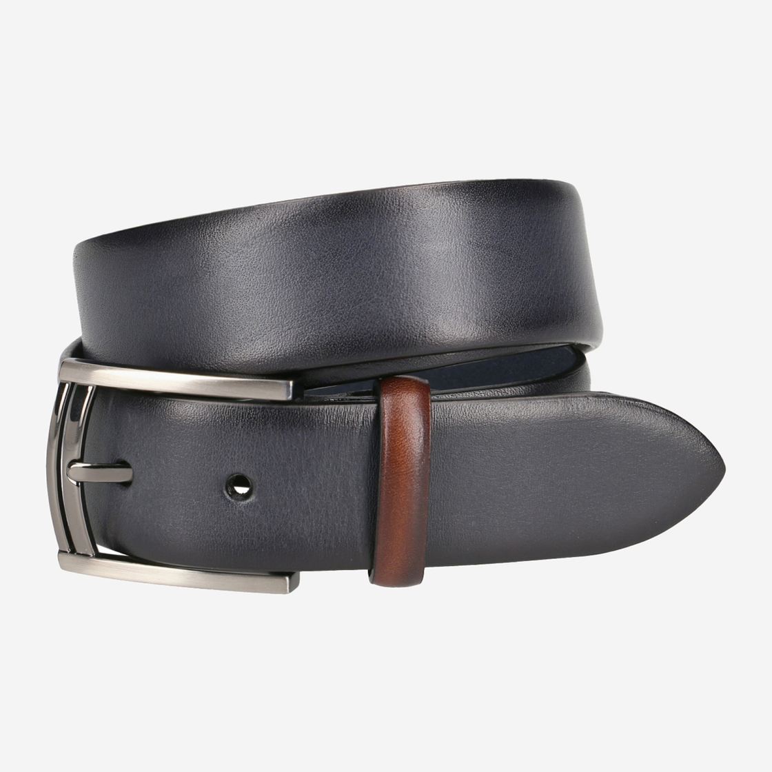 Lloyd men's belt - Blue - Front view