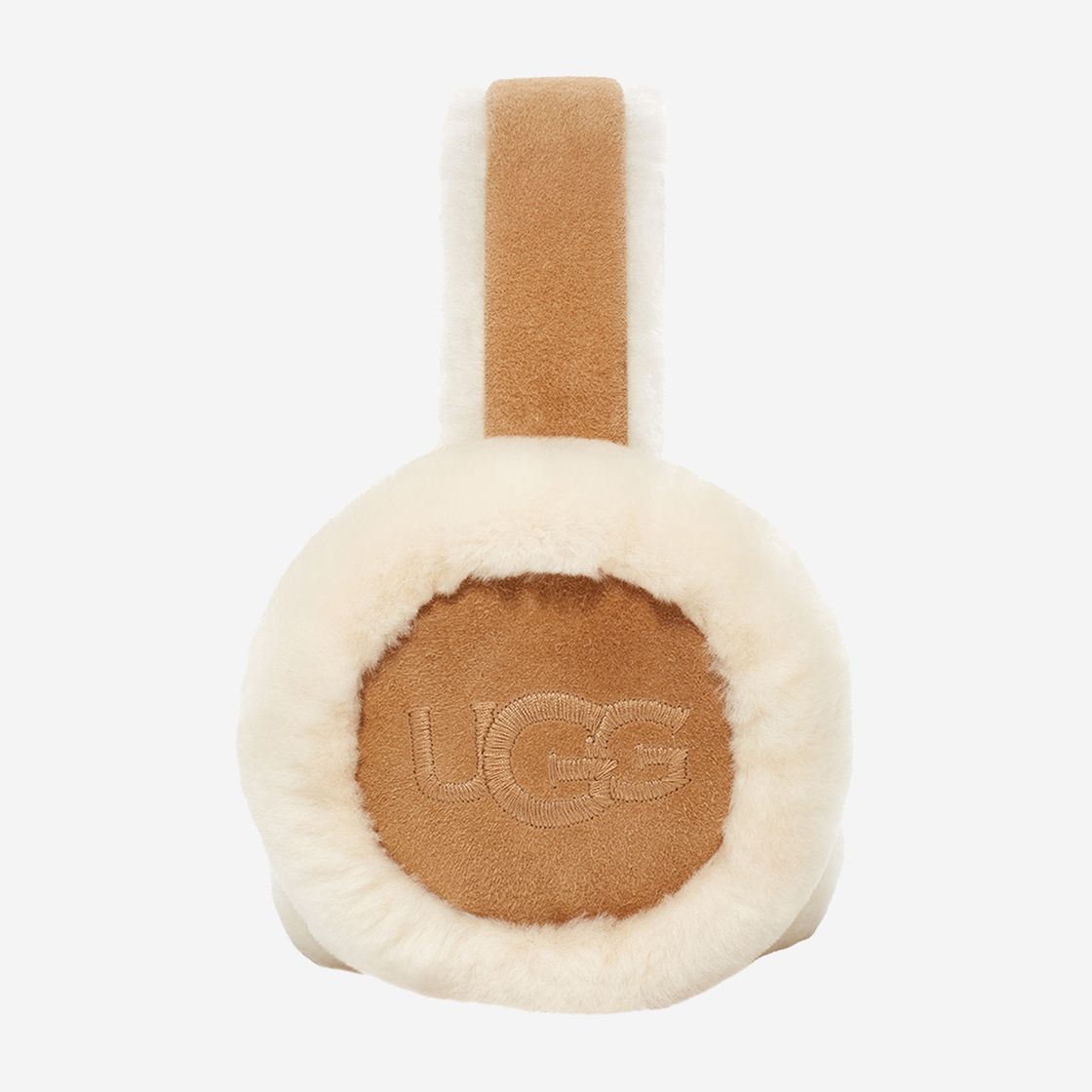 UGG australia SHEEPSKIN EMBROIDERY EARMUFF - Brown - Front view