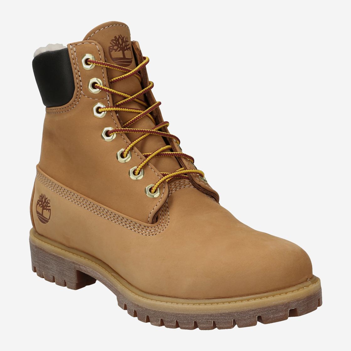 Timberland A2E31 6 in Premium Fur/Warm Li - Yellow - Side View