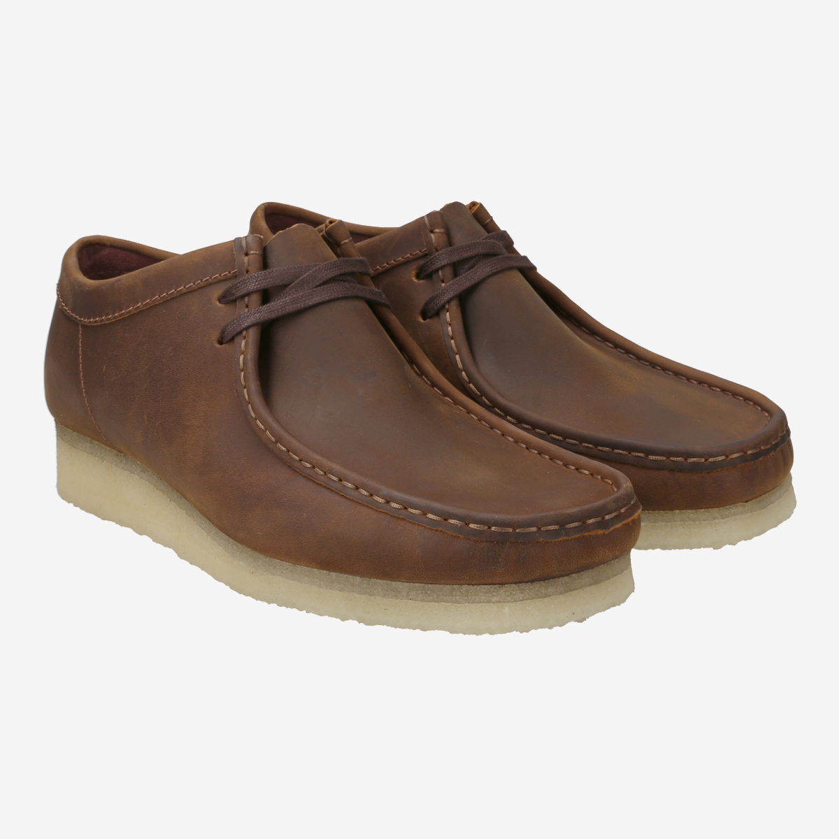 Clarks 26156605 Wallabee Lace up shoes in brown buy online