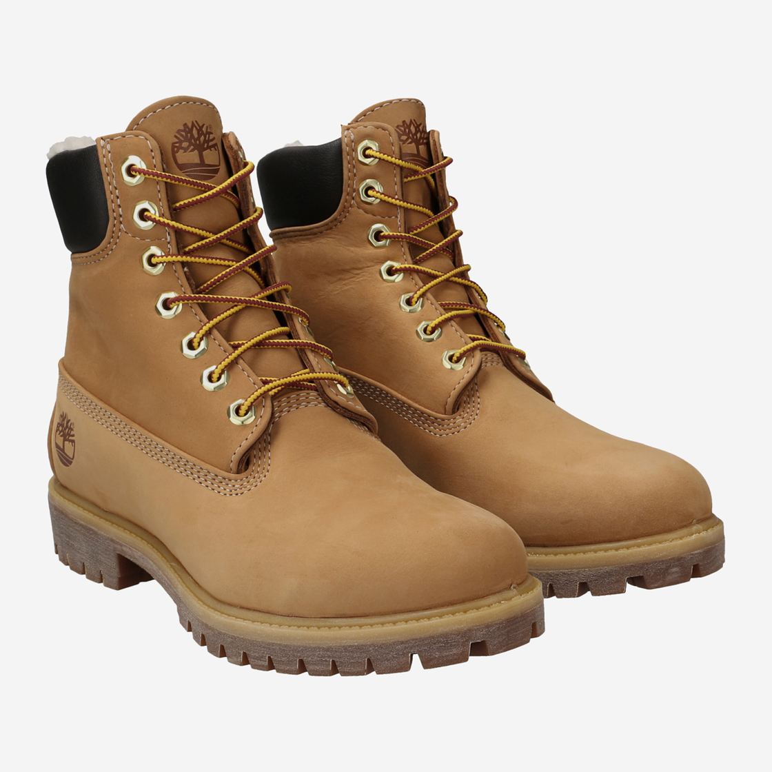 Timberland A2E31 6 in Premium Fur/Warm Li - Yellow - Side View