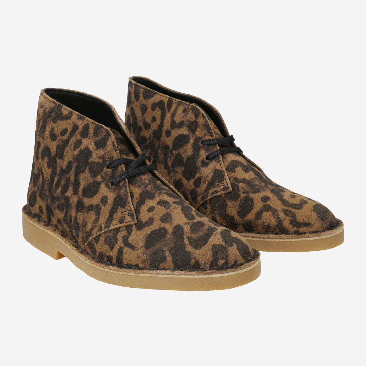 Animal print desert outlet boots