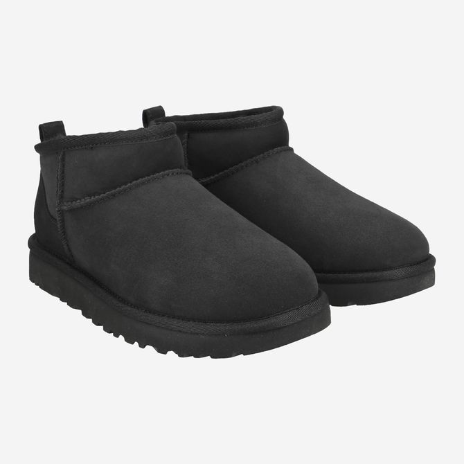 UGG australia CLASSIC ULTRA MINI - Black - Side view