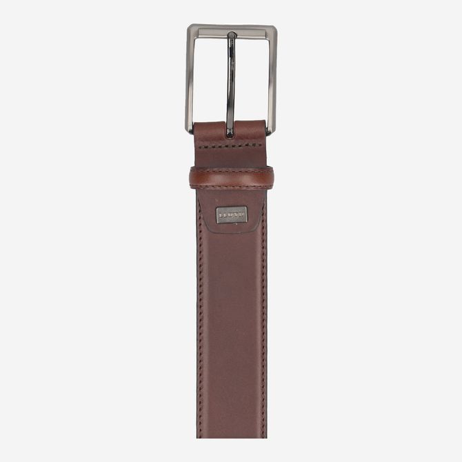 Lloyd men's belt - Brown - Top view