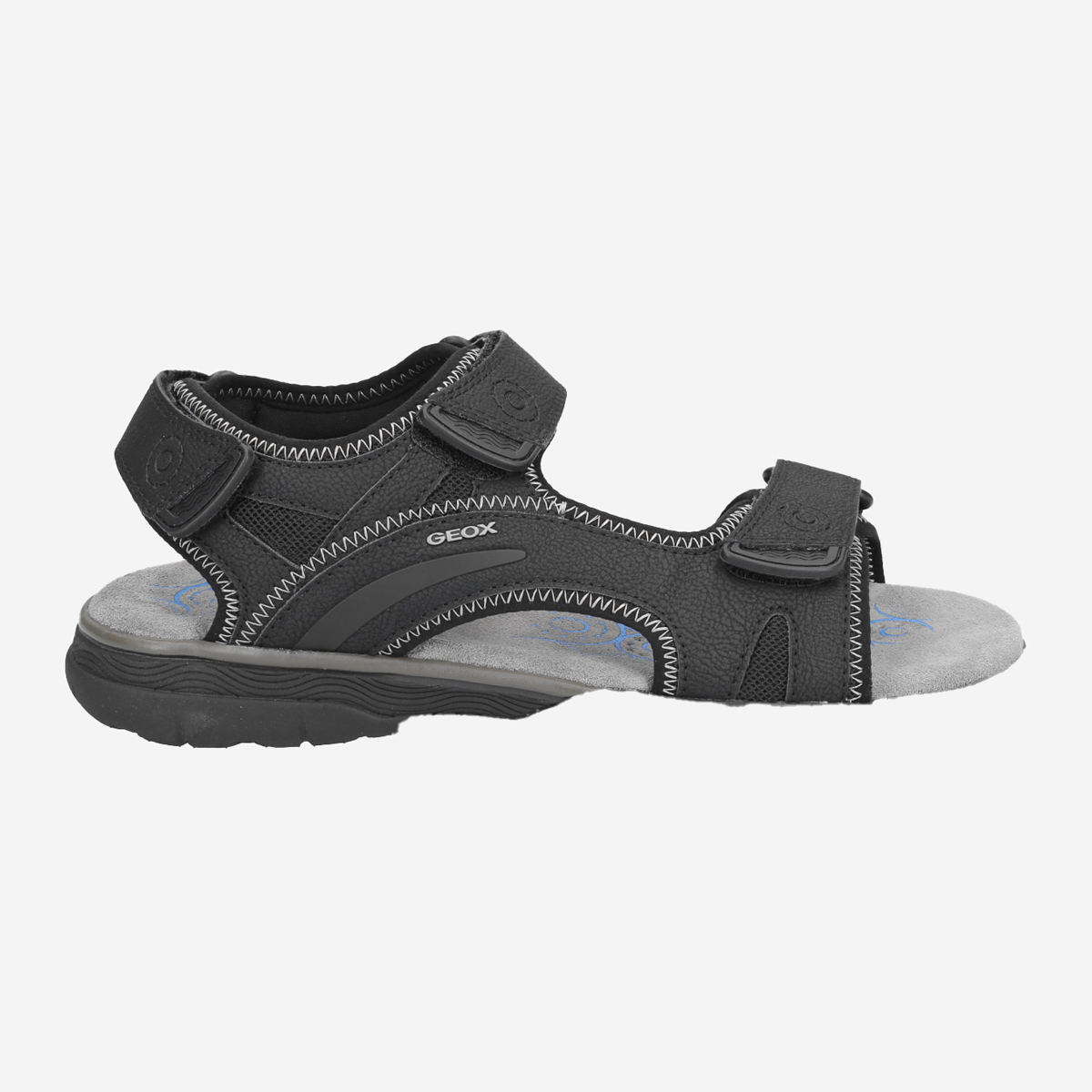 Geox black outlet sandals