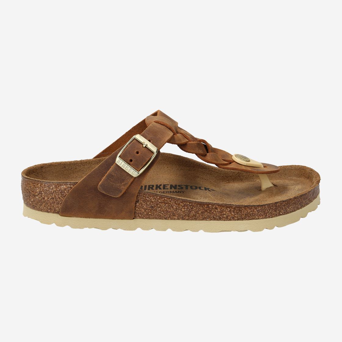 birkenstock GIZEH BRAIDED - Brown - Back view