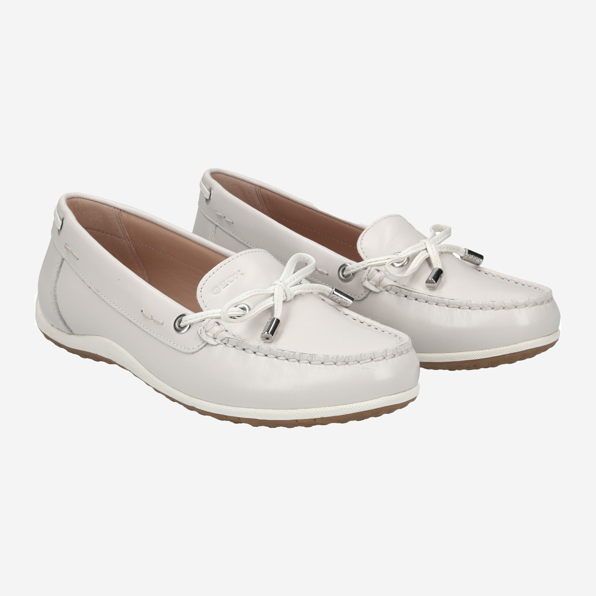 GEOX VEGA Slippers Moccasins in white buy online