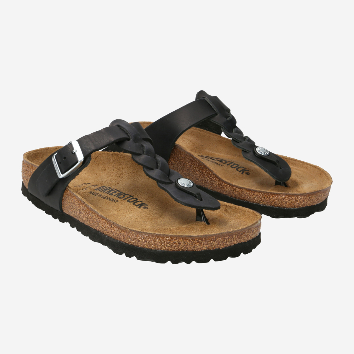 Birkenstocks with cheap braided strap