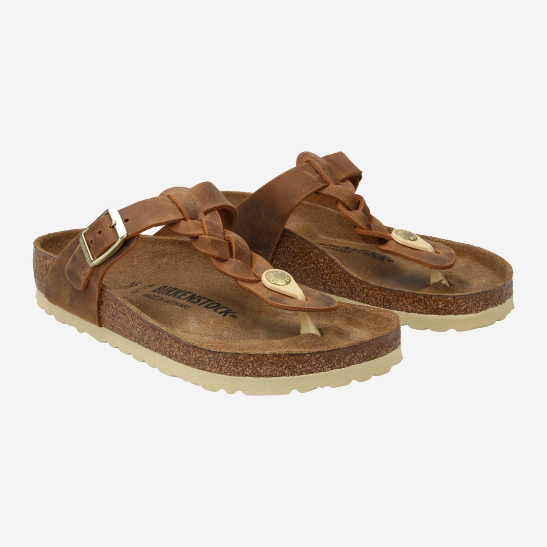 birkenstock GIZEH BRAIDED - Brown - Side view