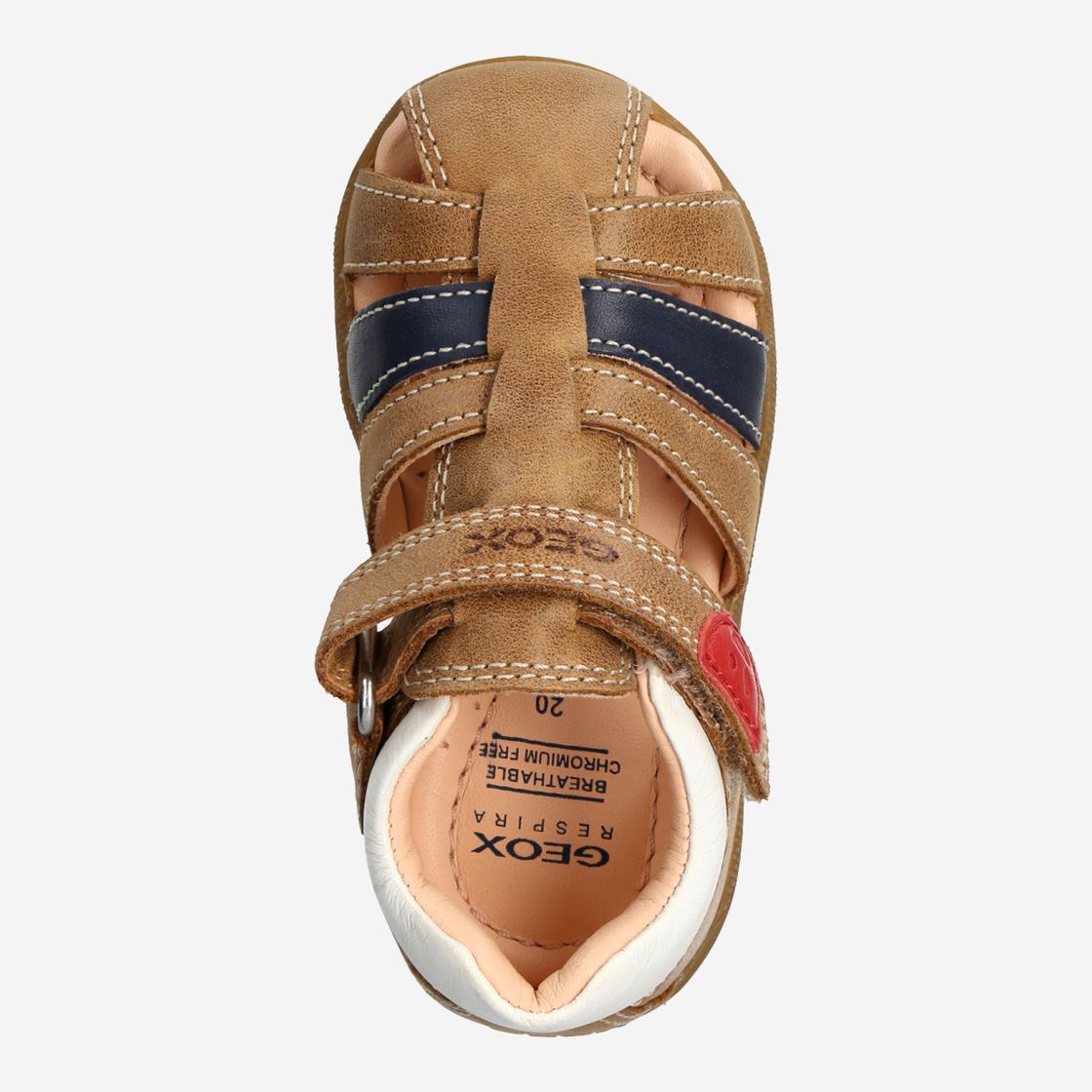 Geox SANDAL MACCHIA - Brown - Sole