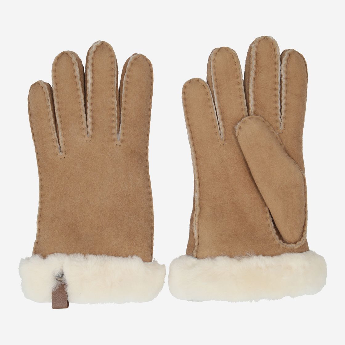 UGG australia SHORTY GLOVE - Brown - Rear View