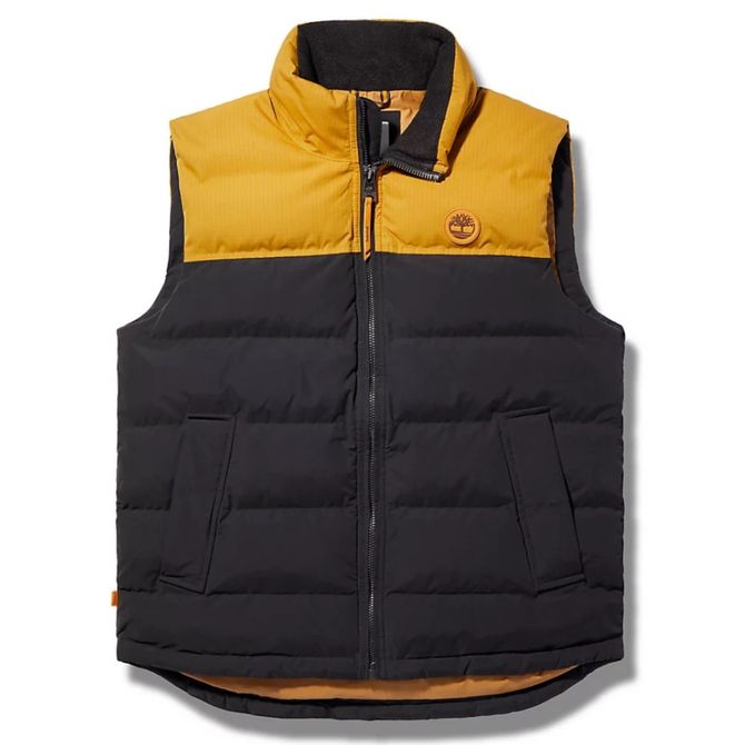 Timberland A22XM Welch Mnt Puffer Vest - Black, Combined - Side View