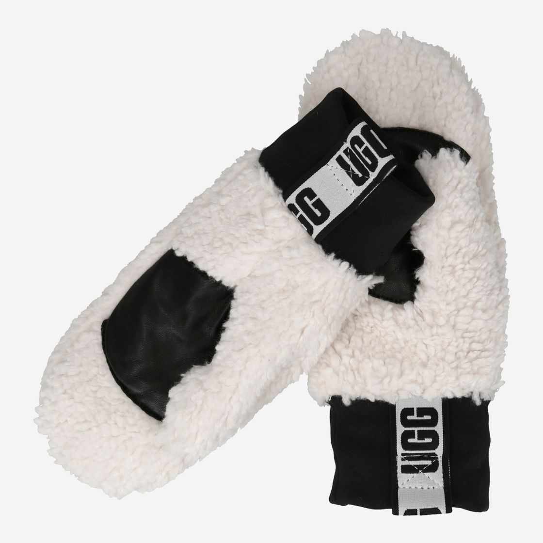 UGG australia mittens SHERPA - White - top view