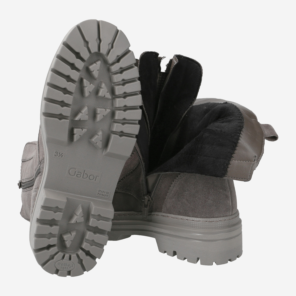 Gabor grey outlet boots