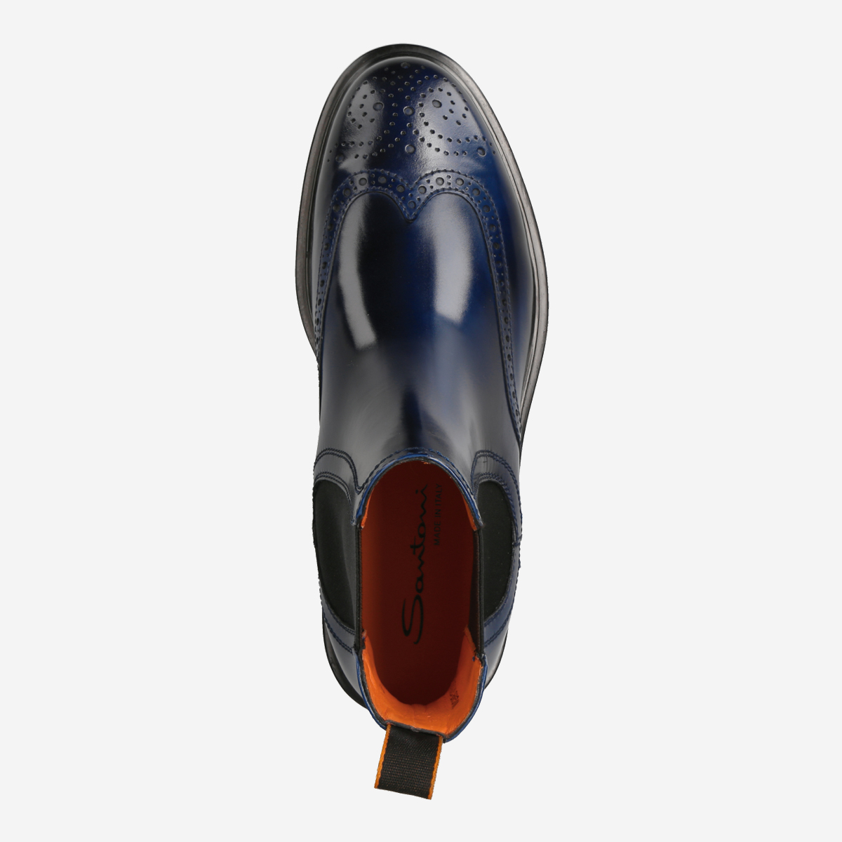 Santoni 17855 U33 Chelsea Boots in blue buy online