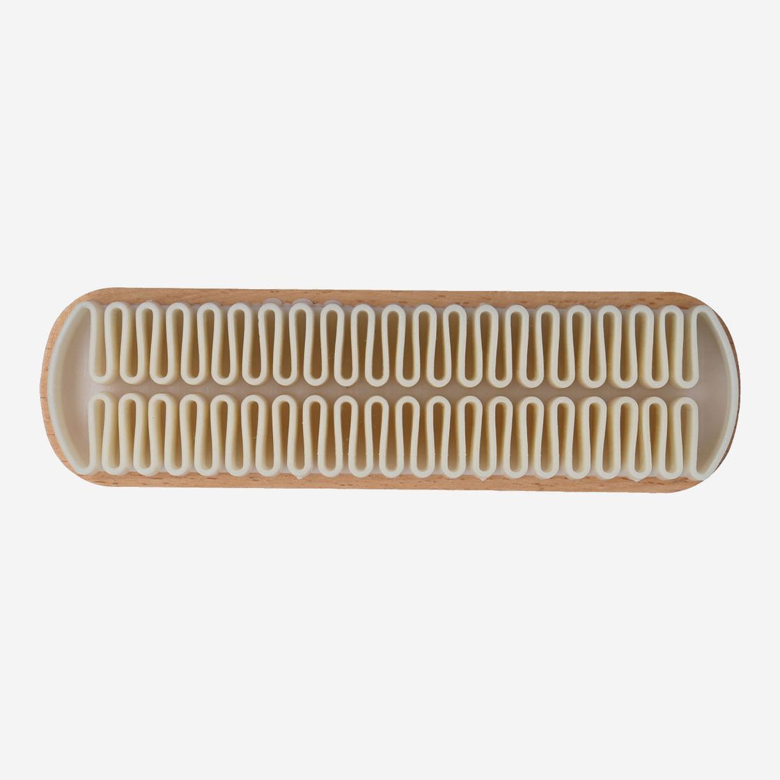Burgol crepe brush - white - top view