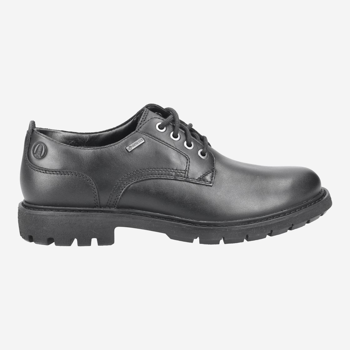 Clarks Batcombe TieGTX - Black - Side View