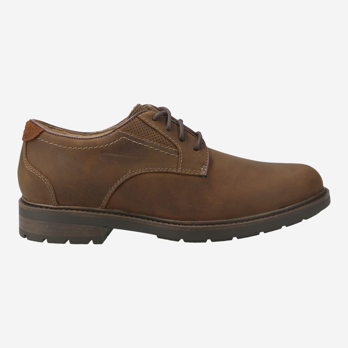 Clarks Un Shire Low - Brown - Side View