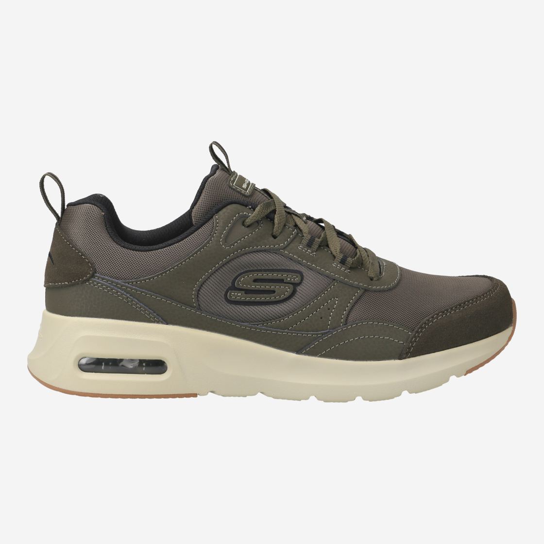 Skechers SKECH-AIR COURT - Green Combined - Rear View