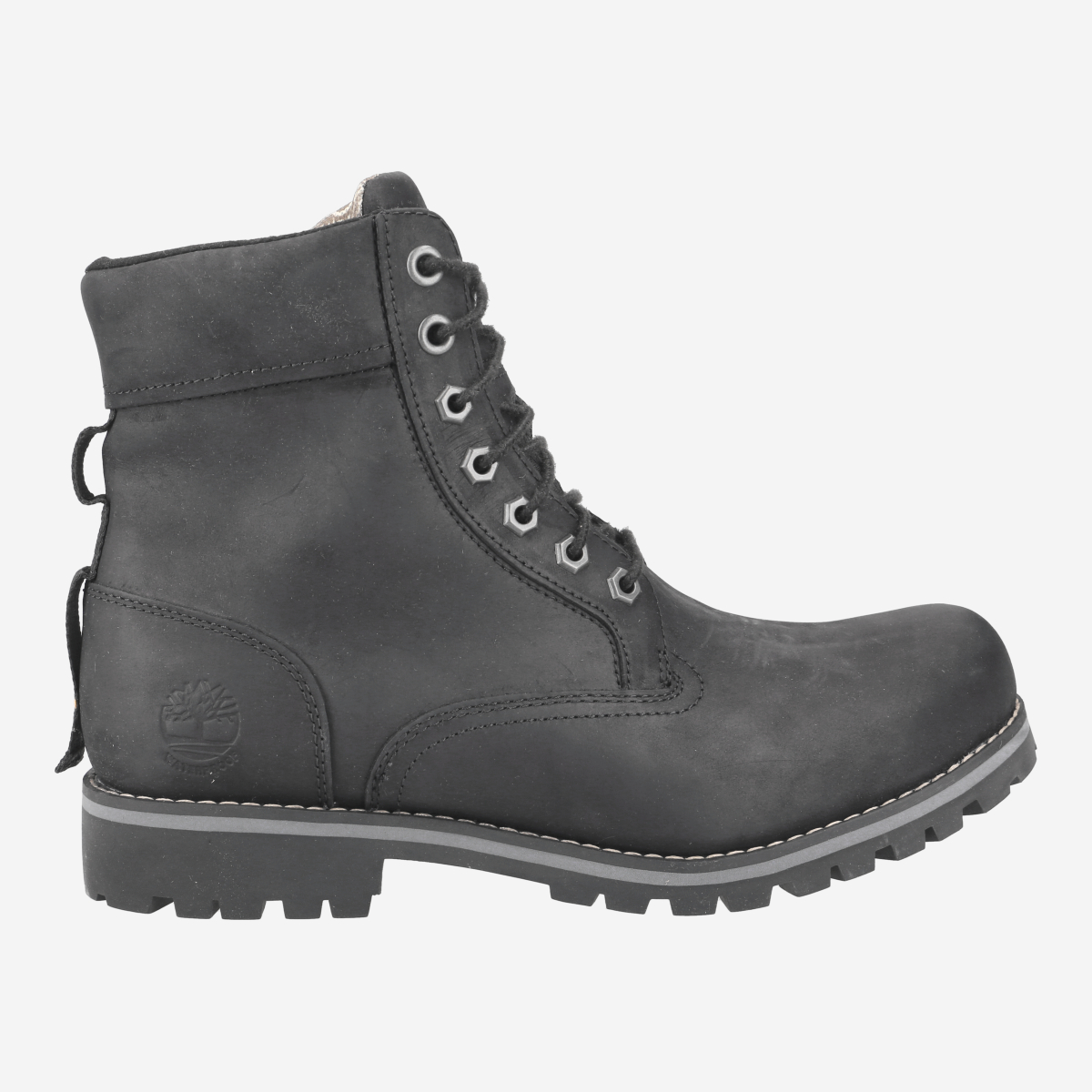 Jet black timberland boots on sale