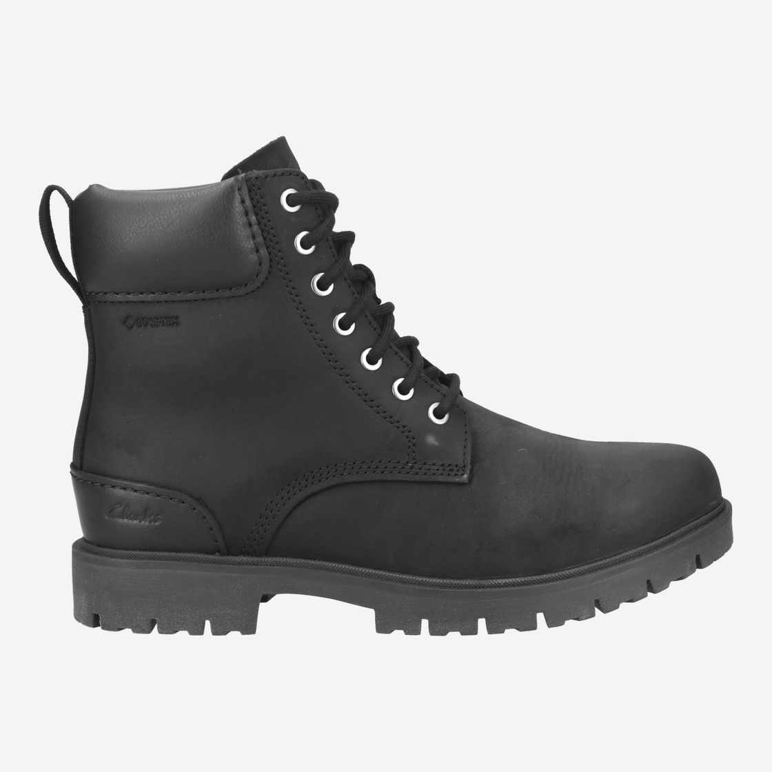 Clarks RossdaleHiGTX - Black - Rear View