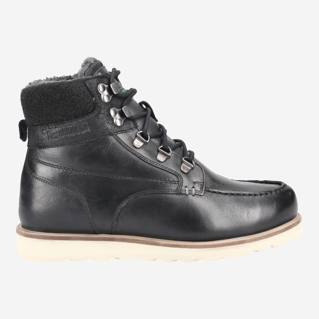 Pantofola d'Oro BORMIO BOOT UOMO HIGH - Black - Side view