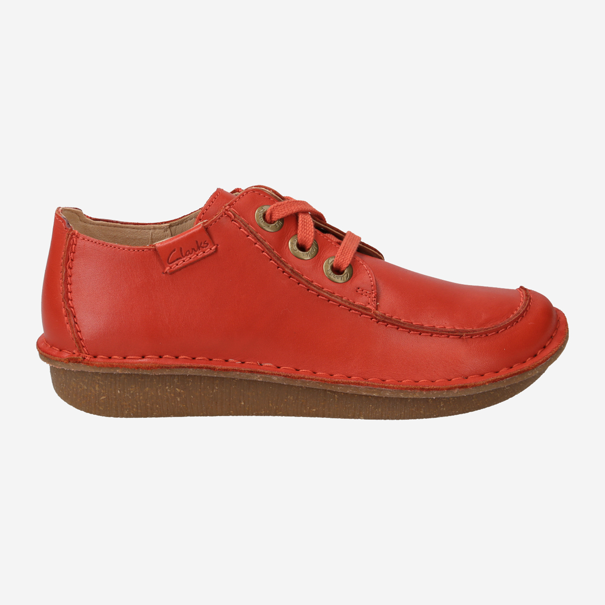 Clarks Funny Dream Grenadine 26171925 4 Lace up shoes in red grenadine buy online