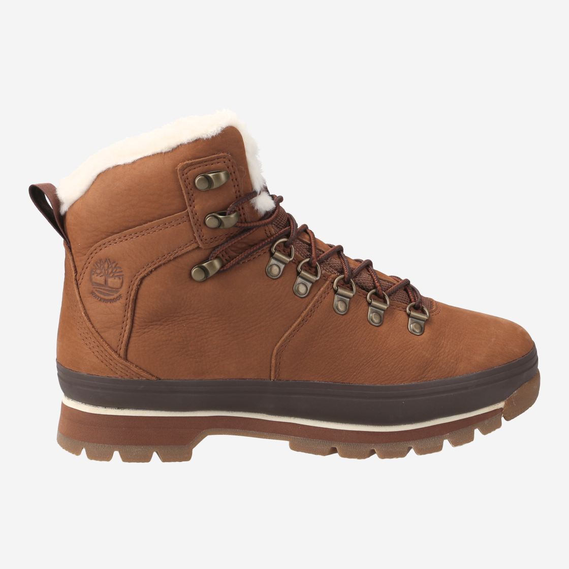 Timberland A2KE7 Euro Hiker WP Fur Lined - Brown - Side View