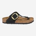 birkenstock GIZEH BIG BUCKLE - Black - Front view